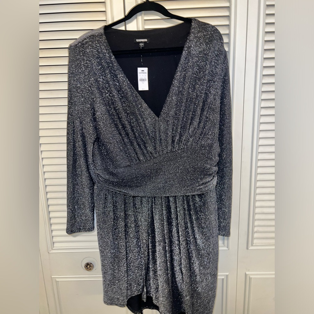 Express black dress NWT